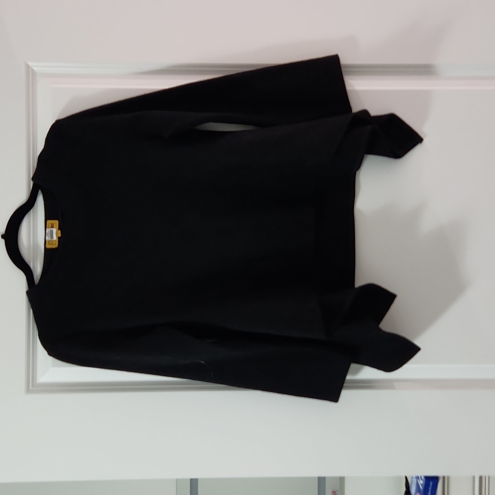 RT by ELLE elegant black wool top